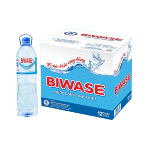 Thùng nước tinh khiết Biwase chai 1.5l